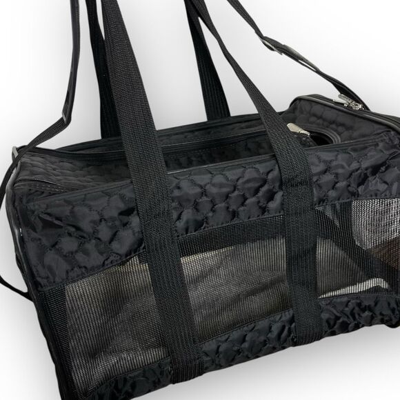 Sherpa Original Deluxe Travel Pet Carrier Airline Approved Black Used Medium - Picture 6 of 7